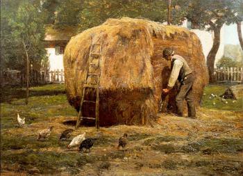 Childe Hassam : Barnyard